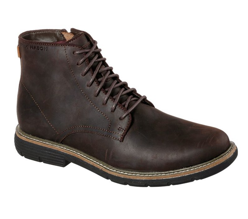 Skechers Herr Bruna Snörskor - Lite Lugg - Alamos - Sverige (CTUDM-7805)